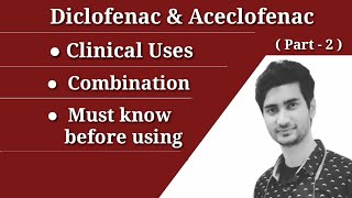 Diclofenac  Aceclofenac  difference bw both  NSAIDS  killer  uses  Doses and Side effects [upl. by Hedi]