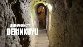 Exploring Derinkuyu The Mysterious Underground City of Turkey  Walking  Derinkuyu Yeralti Sehri [upl. by Nilknarf]