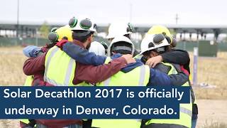 Solar Decathlon 2017 Is Underway [upl. by Archie]