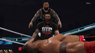 WWE 2K24 Roman Reigns amp jimmy Uso vs The Bloondline SmackDown [upl. by Engud828]