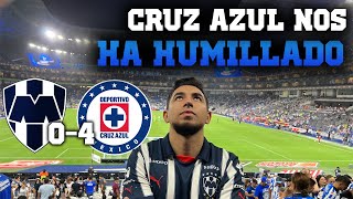 CRUZ AZUL NOS GOLEA  REACCIÓN MONTERREY 04 CRUZ AZUL  J2 LIGA MX [upl. by Toomin]