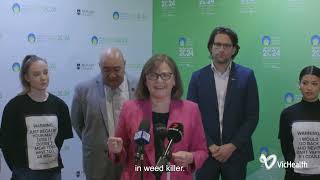 World Health Summit  VicHealth Vape Prevention Media Event [upl. by Jerrold]