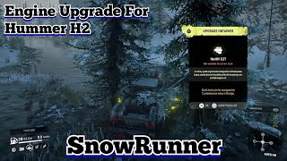 HUMMER H2 Engine Upgrade Location  Het8v 62T  SnowRunner [upl. by Collbaith]