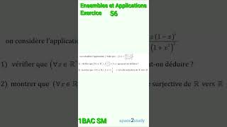 Exercice 56 Ensembles et Applications 1SM [upl. by Oalsecnew]