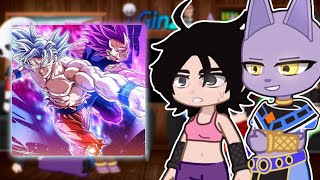 🛑Gacha react to Dragon ball  Goku Vegeta Bills   gacha life club [upl. by Abbot]