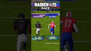 Lamar Jackson vs Josh Allen Race  Madden 25 PS5 [upl. by Eessej]