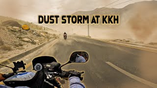 SANDSTORM ON KARAKORAM HIGHWAYTRAPPED IN HEAVY WINDS CHILLAS TO GILGITALIVLOGSADVENTURES [upl. by Ahsayn675]