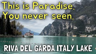 “RIVA DEL GARDA” DECEMBER 2023” lake garda ITALY WALKING TOUR PROWALK VLOG [upl. by Atnoek]