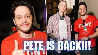 Pete Davidson Spotted With MGK  Pete Has Completely Transformed [upl. by Gnivre]