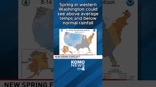 Spring in western Washington could see above average temps below normal rainfall [upl. by Tiloine]