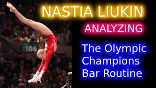 Olympic Champion Nastia Liukin In depth and skill by skill analyses of her incredible Bar routine [upl. by Roslyn345]