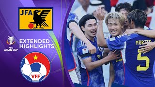 Japan vs Vietnam  Extended Highlights  AFC Asian Cup  CBS Sports Golazo [upl. by Daveen620]