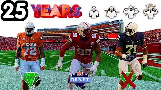 I Followed the Careers of 25 1 Defensive Line Recruits in College Football 25 Dynasty Mode [upl. by Deibel615]