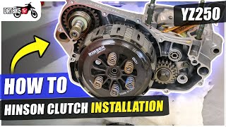 YZ250 Full Clutch install Hinson [upl. by Fifi]