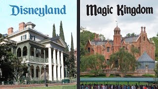 The Differences Between Disneys Haunted Mansion [upl. by Ennahs838]