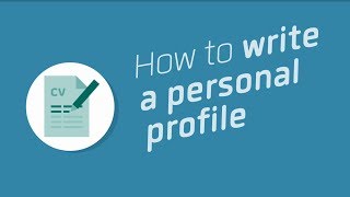 How to write a personal profile  Workindenmark [upl. by Reidar]