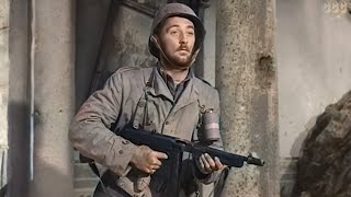 Action War  Story of GI Joe 1945  Robert Mitchum  Colorized movie  subtitles [upl. by Lenoyl]