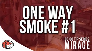 CSGO Tip Series  Mirage  One Way Smoke A Ramp [upl. by Hyatt]