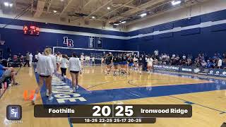 Foothills vs Ironwood Ridge  Varsity [upl. by Coleen]