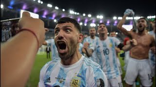 Los MÁS LOCOS FESTEJOS de ARGENTINA CAMPEÓN de la COPA AMÉRICA 🤪🇦🇷⚽ [upl. by Spieler278]