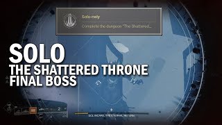 Solo quotDul Incaru The Eternal Returnquot  The Shattered Throne Dungeon Final Boss [upl. by Ruby752]