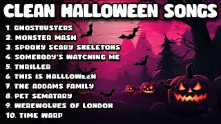 Clean Halloween Songs 2024 🎃 Best Halloween Music Playlist [upl. by Vivl]