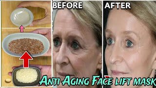 Homemade Face Lift Mask Just 2Ingredien Days Anti Aging [upl. by Eillo]