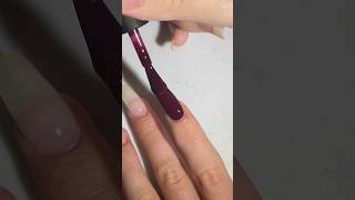 the perfect fall nail color ♥️ shorts nailart satisfying nails nail nailpolish nailtutorial [upl. by Savick]