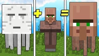 HOW TO COMBINE ANY MOB IN MINECRAFT [upl. by Ardeha526]