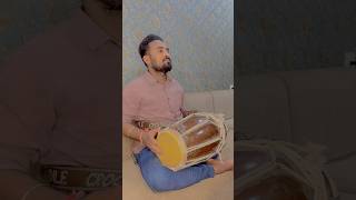 Taare Gin Gin ❤️‍🔥🎧  Dholak Cover  shorts dholakcover music sukhbirbadal tablacover foryou [upl. by Legra]