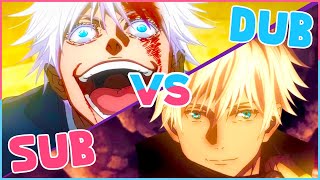 Gojo Satoru  NORMIES DECIDE Sub vs Dub  Jujutsu Kaisen [upl. by Lammaj]