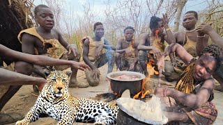 Hadzabe Hunting AntelopesCooking amp Eating Wild Meat In The Bush•Tru Hunters [upl. by Ogaitnas]