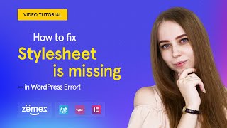 How to fix Stylesheet is Missing in WordPress Error [upl. by Ellenrad]