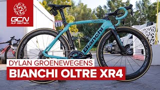 Dylan Groenewegens Bianchi Oltre XR4  Team JumboVisma [upl. by Israeli]