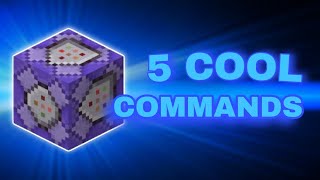 Minecraft five coolest commands [upl. by Ierdna]