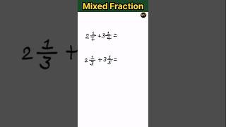 Mixed Addition Fraction shoers fraction nityamstudycentre [upl. by Wind8]