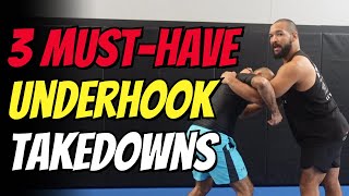 3 Underhook Takedowns That EVERYONE Should Know That Actually WORK [upl. by Malva]