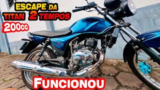 TITAN com CILINDRO de AGRALE 200 2 Tempos 🔥 ESCAPE ORIGINAL DEU CERTO 😱 [upl. by Forbes755]