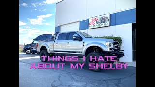 THINGS I LIKE AND DISLIKE ABOUT MY 2022 FORD F250 SHELBY SUPER BAJA [upl. by Liza485]