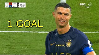 Cristiano Ronaldo Funny Goal vs Al Wehda 11112023 HD [upl. by Aicirtan]