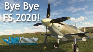 MSFS Goodbye to FS2020  Spitfire MkIXc at Duxford  Meta Quest 3 RTX 4080S [upl. by Asilaj]