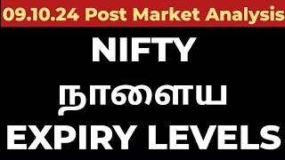 091024  NIFTY நாளைய EXPIRY LEVELS [upl. by Leahcimnoj]