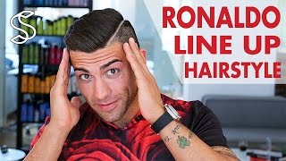 Cristiano Ronaldo hairstyle razor parting [upl. by Kolnos428]