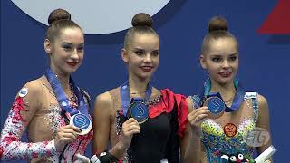 2017 Rhythmic Worlds Pesaro ITA – Averina Family… again [upl. by Ahtibat]