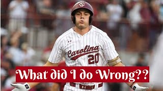 South Carolina Baseball player called Out after hitting a 3 run Home Run 🤡 Show [upl. by Pippas]