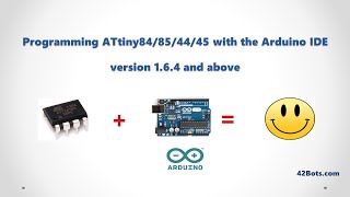 Programming ATtiny ICs with an Arduino Uno and the Arduino IDE [upl. by Nnaeoj]