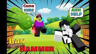 How to Create a Ban Hammer in Roblox Studio [upl. by Refenej]