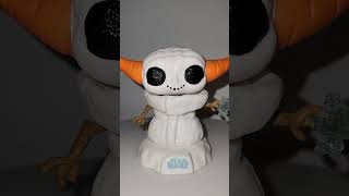 SNOWMAN GROGU STAR WARS MANDALORIAN FUNKO POP FIGURE ONLY SHOW SHORTS FUNKO STARWARS GROGU [upl. by Joete]