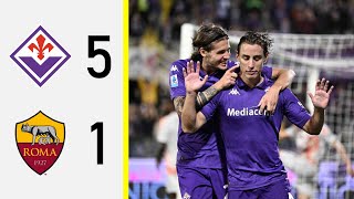 ESTASI VIOLA E CRISI ROMA  FiorentinaRoma 51 [upl. by Ymij]