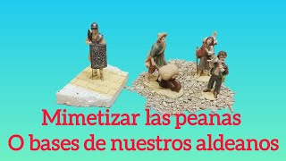 como disimular las bases o pedestales de nuestras figuras [upl. by Tdnerb]